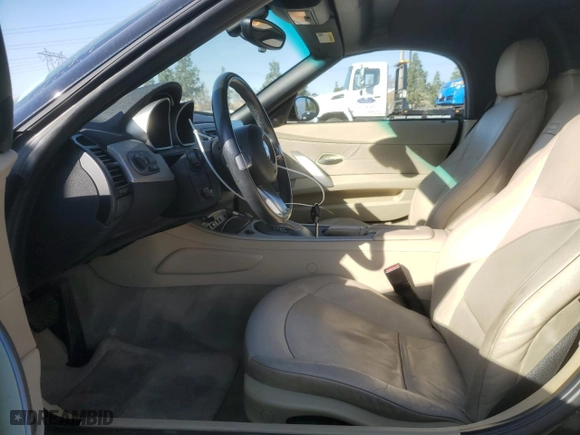 2004 BMW Z4 2.5i with VIN 4USBT33564LS51659, listed as a Copart auction lot 46694875 with NaN miles and Clean Title. Bid and sale history available at carsss.com. Image 7.