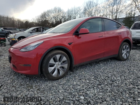 2022 Tesla Model Y Long Range z VIN 7SAYGDEE6NA019719, wystawiony jako Copart lot #52945125 z przebiegiem 9102 mil mil oraz Szkody całkowita. Historia ofert i sprzedaży dostępna na DreamBid. Obrazek 1.