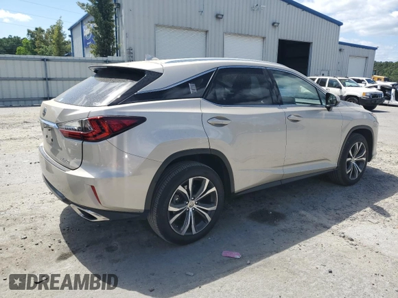 2017 Lexus RX 350 with VIN 2T2ZZMCA6HC037091, listed as a Copart auction lot 54791515 with 49,430 mi miles and Non Repairable. Bid and sale history available at DreamBid. Image 3.