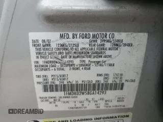 2008 Ford Taurus X SEL z VIN 1FMDK02W58GA14293, wystawiony jako Copart lot #57664585 z przebiegiem 145 529 mil mil oraz Szkoda całkowita • Salvage title. Historia ofert i sprzedaży dostępna na DreamBid. Obrazek 14.