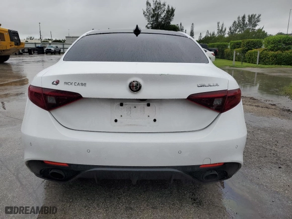 2023 Alfa Romeo Giulia Veloce with VIN ZARFAMBN1P7668887, listed as a Copart auction lot 74837204 with 15,684 mi miles and Salvage Title. Bid and sale history available at carsss.com. Image 6.