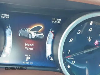 2016 Maserati Ghibli S Q4 z VIN ZAM57RTA3G1190645, wystawiony jako IAAI lot #42028150 z przebiegiem 43 461 mil mil oraz . Historia ofert i sprzedaży dostępna na DreamBid. Obrazek 7.