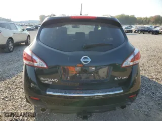 2014 Nissan Murano SV with VIN JN8AZ1MW1EW501079, listed as a Copart auction lot 76909964 with 105,274 mi miles and Salvage Title. Bid and sale history available at carsss.com. Image 6.