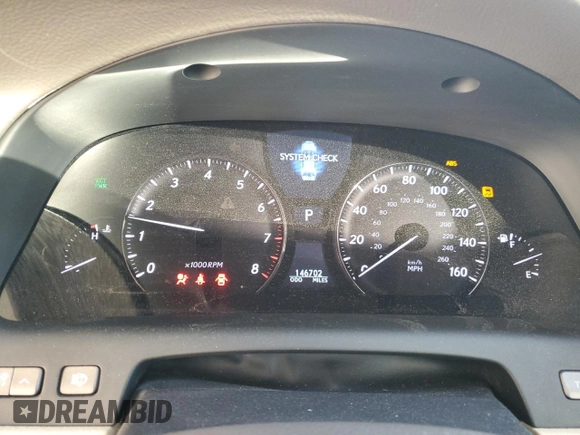 2012 Lexus LS 460 z VIN JTHCL5EF6C5015378, wystawiony jako Copart lot #49617005 z przebiegiem 146 702 mil mil oraz Szkoda całkowita • Salvage title. Historia ofert i sprzedaży dostępna na DreamBid. Obrazek 9.