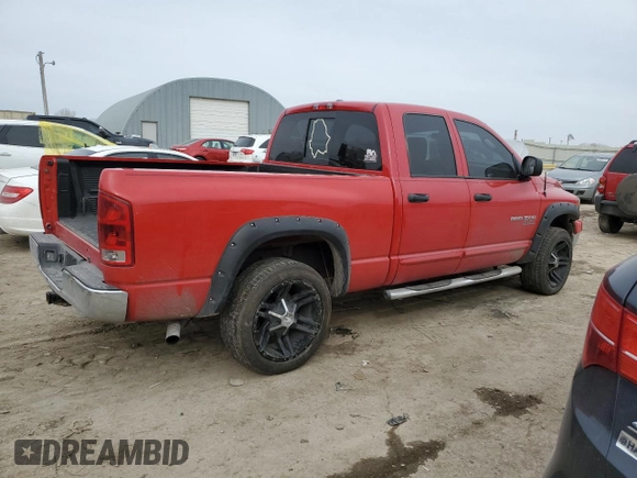 2006 Dodge 1500 SLT with VIN 1D7HA18N26S610099, listed as a Copart auction lot 45713535 with 225,373 mi miles and Salvage Title. Bid and sale history available at carsss.com. Image 3.