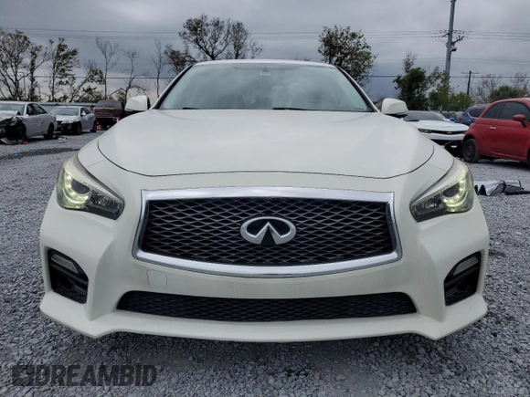 2014 Infiniti Q50 Hybrid Sport with VIN JN1AV7AP0EM692306, listed as a Copart auction lot 88644575 with 83,444 mi miles and Clean Title. Bid and sale history available at DreamBid. Image 5.