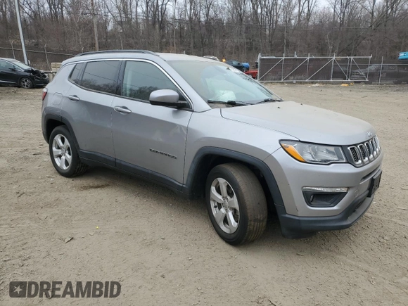 2019 Jeep Compass Latitude with VIN 3C4NJCBB0KT835170, listed as a Copart auction lot 48960715 with 78,874 mi miles and Salvage Title. Bid and sale history available at carsss.com. Image 4.