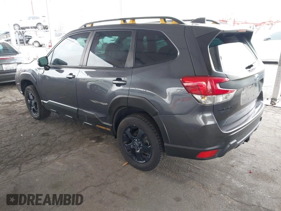 2023 Subaru Forester Wilderness with VIN JF2SKAMC4PH412075, listed as a IAAI auction lot 41885690 with 29,935 mi miles and . Bid and sale history available at DreamBid. Image 3.