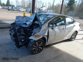2021 Nissan Versa SV with VIN 3N1CN8EVXML827078, listed as a IAAI auction lot 41937345 with 69,272 mi miles. Bid and sale history available at carsss.com. Image 2.