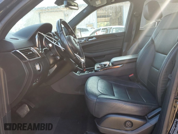 2017 Mercedes-Benz GLS 450 with VIN 4JGDF6EE9HA874694, listed as a Copart auction lot 69668974 with 128,694 mi miles and Salvage Title. Bid and sale history available at DreamBid. Image 7.