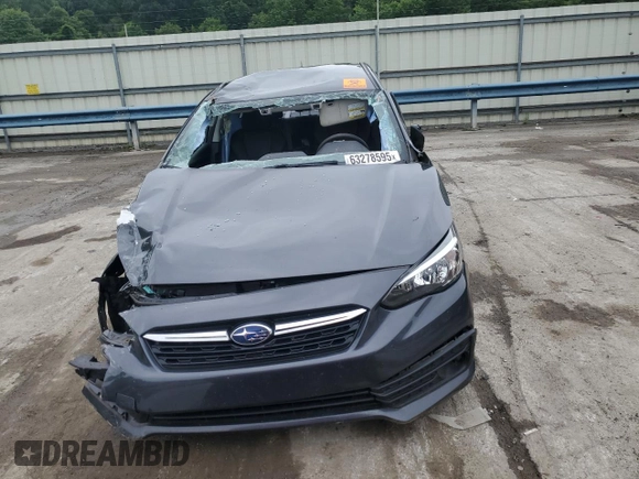 2023 Subaru Impreza with VIN 4S3GKAB65P3605429, listed as a Copart auction lot 63278595 with 27,766 mi miles and Salvage title. Bid and sale history available at DreamBid. Image 5.