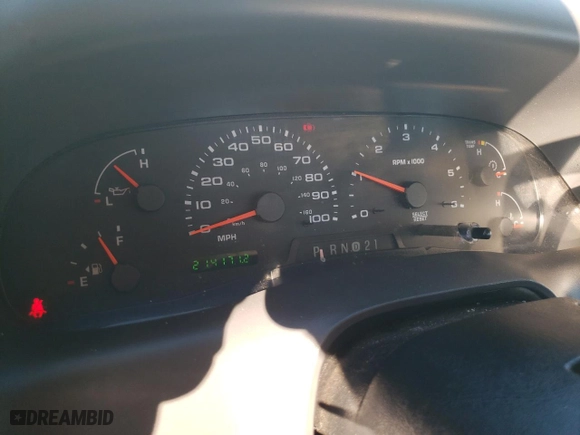 2003 Ford Super Duty F-250 XL with VIN 1FTNW21S33EA22095, listed as a Copart auction lot 79336814 with 214,171 mi miles and Salvage Title. Bid and sale history available at carsss.com. Image 9.