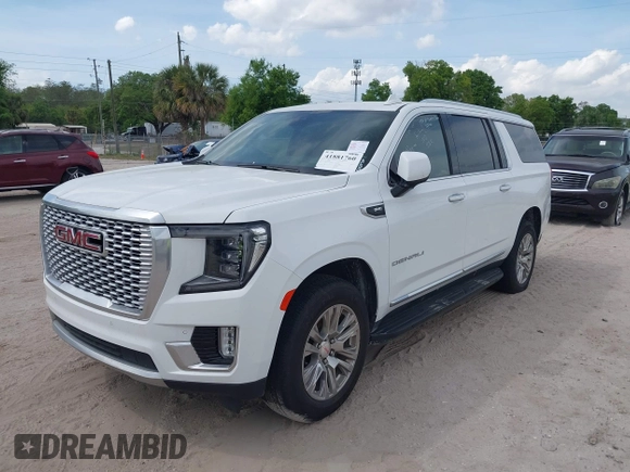 2023 GMC Yukon XL Denali with VIN 1GKS1JKL6PR355980, listed as a IAAI auction lot 41881760 with 1 mi miles. Bid and sale history available at carsss.com. Image 17.