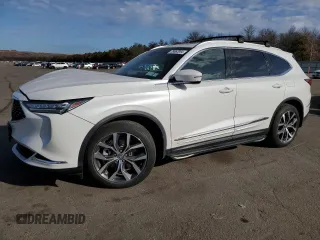 2022 Acura MDX w/Technology Package with VIN 5J8YE1H44NL014265, listed as a Copart auction lot 78062084 with 42,840 mi miles and Salvage Title. Bid and sale history available at carsss.com. Image 1.
