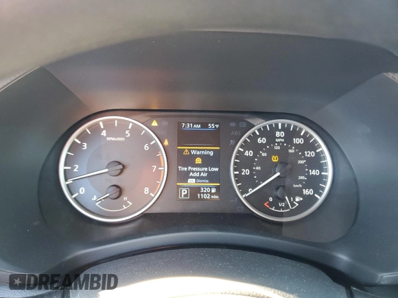 2025 Nissan Sentra S z VIN 3N1AB8BV1SY266922, wystawiony jako Copart lot #49598305 z przebiegiem 1 102 mil mil oraz Szkoda całkowita • Salvage title. Historia ofert i sprzedaży dostępna na DreamBid. Obrazek 9.