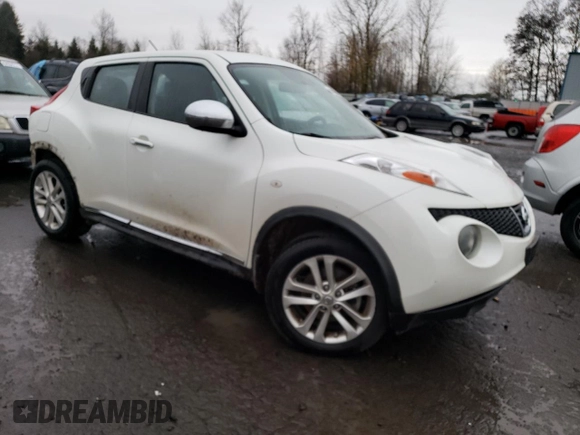 2013 Nissan Juke SV with VIN JN8AF5MV5DT214951, listed as a Copart auction lot 81961874 with 113,270 mi miles and Salvage Title. Bid and sale history available at carsss.com. Image 4.
