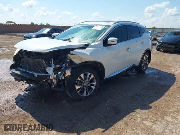 2017 Nissan Murano S z VIN 5N1AZ2MG7HN170895, wystawiony jako IAAI lot #42232990 z przebiegiem 143 067 mil mil oraz . Historia ofert i sprzedaży dostępna na DreamBid. Obrazek 18.