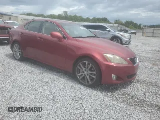 2007 Lexus IS 350 with VIN JTHBE262875014805, listed as a Copart auction lot 65208685 with 168,036 mi miles and Salvage title. Bid and sale history available at DreamBid. Image 4.