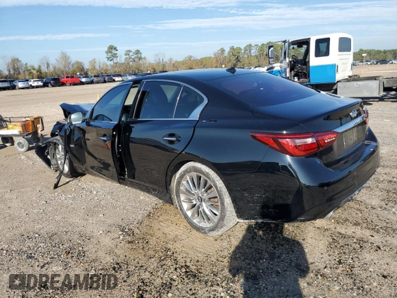 2018 Infiniti Q50 Sport with VIN JN1EV7AP7JM363050, listed as a Copart auction lot 86200424 with 98,433 mi miles and Salvage Title. Bid and sale history available at carsss.com. Image 2.