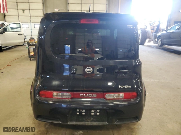 2010 Nissan Cube 1.8 S with VIN JN8AZ2KR7AT162486, listed as a Copart auction lot 46633255 with 168,415 mi miles and Non Repairable. Bid and sale history available at carsss.com. Image 6.
