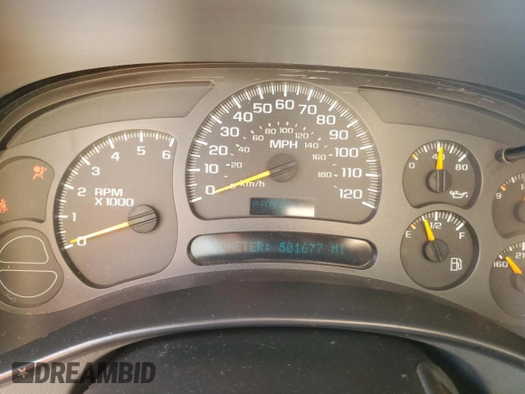 2004 Chevrolet Avalanche Z71 with VIN 3GNEK12T64G128524, listed as a Copart auction lot 55747655 with 501,677 mi miles and Salvage title. Bid and sale history available at DreamBid. Image 9.