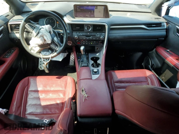 2017 Lexus RX 350 with VIN 2T2BZMCA1HC133521, listed as a Copart auction lot 59832474 with 186,327 mi miles and Salvage title. Bid and sale history available at DreamBid. Image 8.