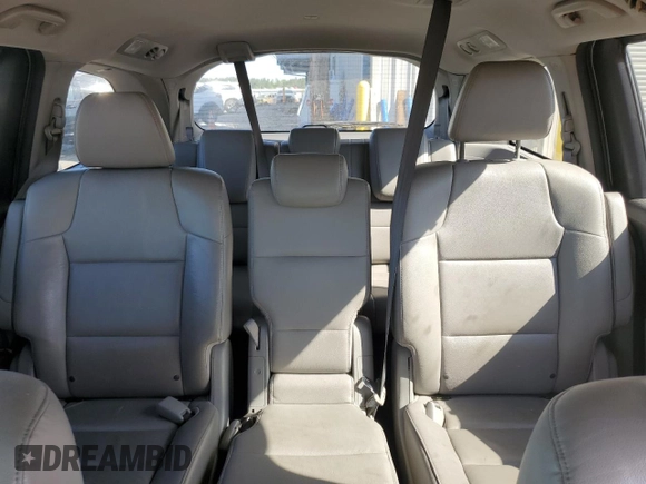 2013 Honda Odyssey EX-L with VIN 5FNRL5H69DB080586, listed as a Copart auction lot 52103685 with 166,643 mi miles and Salvage Title. Bid and sale history available at carsss.com. Image 10.