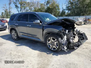 2024 Hyundai Palisade Limited z VIN KM8R5DGE8RU793681, wystawiony jako Copart lot #45898925 z przebiegiem 8 136 mil mil oraz Nie do naprawy • Non repairable. Historia ofert i sprzedaży dostępna na DreamBid. Obrazek 4.