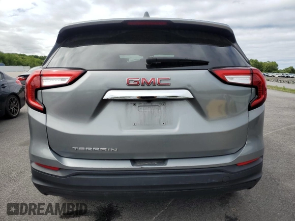 2024 GMC Terrain SLE with VIN 3GKALMEGXRL299784, listed as a Copart auction lot 57634385 with 32,949 mi miles and Clean title. Bid and sale history available at DreamBid. Image 6.