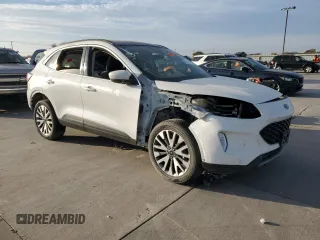 2022 Ford Escape Titanium with VIN 1FMCU9J91NUB93886, listed as a Copart auction lot 82764154 with Not provided miles and Clean title. Bid and sale history available at DreamBid. Image 4.