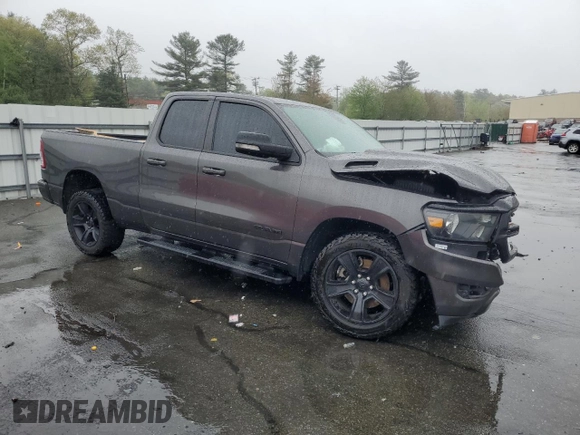 2022 Ram 1500 Big Horn with VIN 1C6SRFBT3NN133071, listed as a Copart auction lot 55748355 with Not provided miles and Salvage title. Bid and sale history available at DreamBid. Image 4.