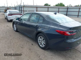 2025 Toyota Camry LE with VIN 4T1DAACK5SU522373, listed as a IAAI auction lot 42094179 with 6,264 mi miles and . Bid and sale history available at DreamBid. Image 3.