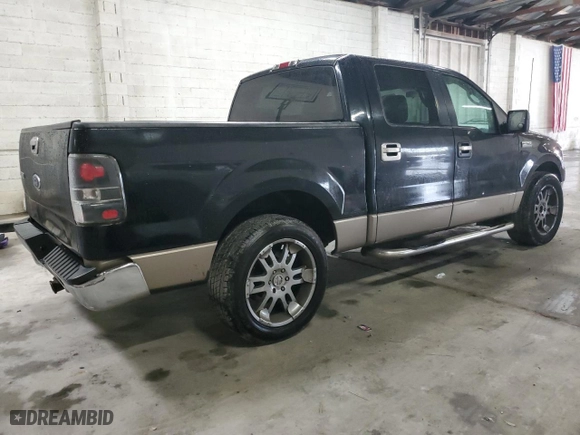 2005 Ford F-150 XLT with VIN 1FTPW12515FB32491, listed as a Copart auction lot 40028694 with 275,544 mi miles and Salvage Title. Bid and sale history available at carsss.com. Image 3.