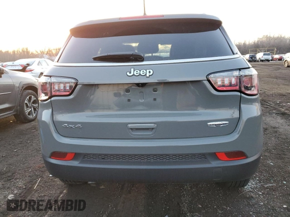 2023 Jeep Compass Latitude with VIN 3C4NJDBN7PT508868, listed as a Copart auction lot 85953644 with 19,083 mi miles and Salvage Title. Bid and sale history available at DreamBid. Image 6.
