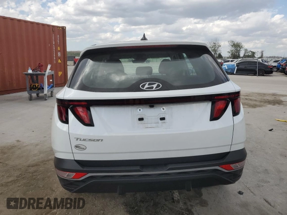 2022 Hyundai Tucson SE with VIN 5NMJA3AE6NH067111, listed as a Copart auction lot 47481575 with 43,672 mi miles and Non Repairable. Bid and sale history available at carsss.com. Image 6.