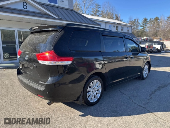 2013 Toyota Sienna XLE with VIN 5TDDK3DC3DS052713, listed as a IAAI auction lot 41451844 with 284,884 mi miles and . Bid and sale history available at DreamBid. Image 4.