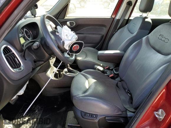 2014 FIAT 500L Lounge with VIN ZFBCFACH1EZ023196, listed as a Copart auction lot 76496184 with 72,530 mi miles and Clean Title. Bid and sale history available at carsss.com. Image 7.