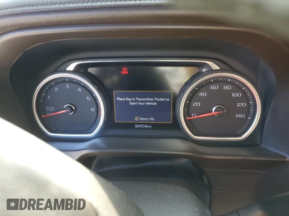 2019 Chevrolet Silverado 1500 LTZ with VIN 3GCUYGED4KG261726, listed as a Copart auction lot 87998295 with 84,904 mi miles and Salvage Title. Bid and sale history available at DreamBid. Image 9.