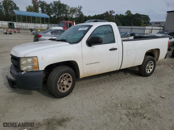 2011 Chevrolet Silverado 1500 Work Truck with VIN 1GCNCPEX0BZ351923, listed as a Copart auction lot 71249514 with 190,945 mi miles and Salvage Title. Bid and sale history available at carsss.com. Image 1.