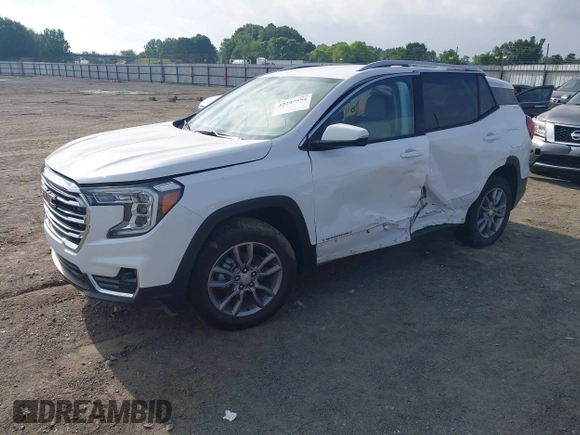 2024 GMC Terrain SLT with VIN 3GKALVEG4RL389065, listed as a IAAI auction lot 42247554 with 9,732 mi miles and . Bid and sale history available at DreamBid. Image 16.