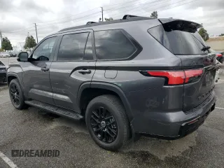 2024 Toyota Sequoia SR5 with VIN 7SVAAABA0RX040229, listed as a Copart auction lot 48743015 with 7,058 mi miles and Salvage Title. Bid and sale history available at carsss.com. Image 2.