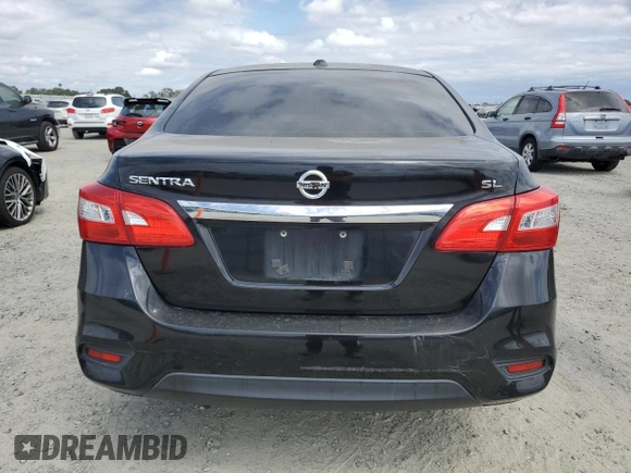 2016 Nissan Sentra SV with VIN 3N1AB7AP8GY214319, listed as a Copart auction lot 54798545 with 160,808 mi miles and Clean Title. Bid and sale history available at DreamBid. Image 6.