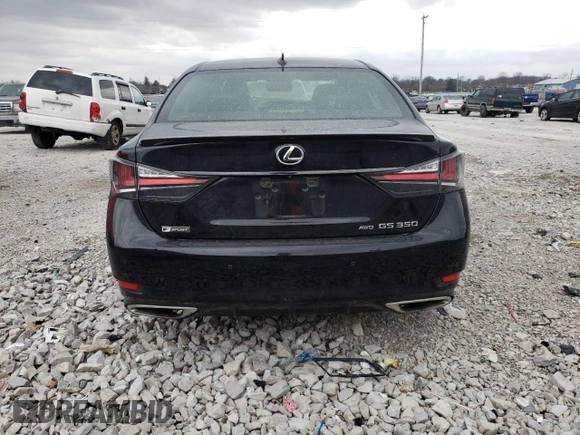 2016 Lexus GS 350 with VIN JTHCZ1BL7GA001603, listed as a Copart auction lot 42006154 with 0 mi miles and Salvage Title. Bid and sale history available at carsss.com. Image 6.
