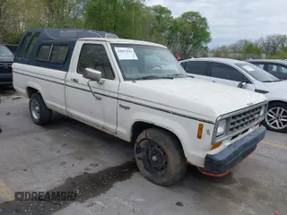 1985 Ford Ranger with VIN 1FTCR10S8FUA23702, listed as a IAAI auction lot 42017521 with 12,320 mi miles and . Bid and sale history available at DreamBid. Image 1.