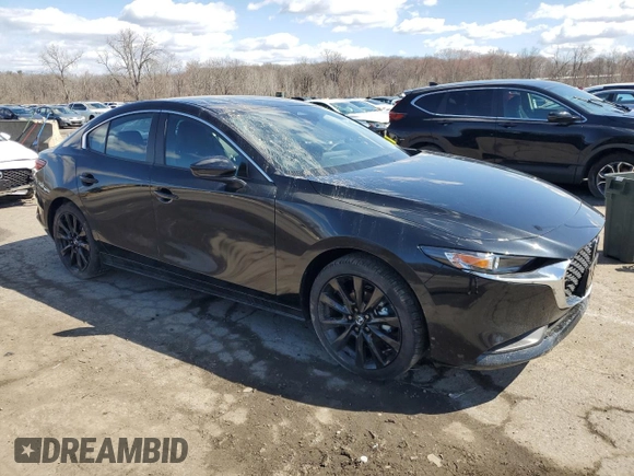 2025 Mazda 3 S Select Sport with VIN JM1BPABM6S1759243, listed as a Copart auction lot 50402385 with Not Provided miles and Salvage Title. Bid and sale history available at DreamBid. Image 4.