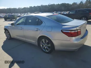 2008 Lexus LS 460 with VIN JTHBL46F185053614, listed as a Copart auction lot 46402145 with 174,227 mi miles and Salvage Title. Bid and sale history available at DreamBid. Image 2.