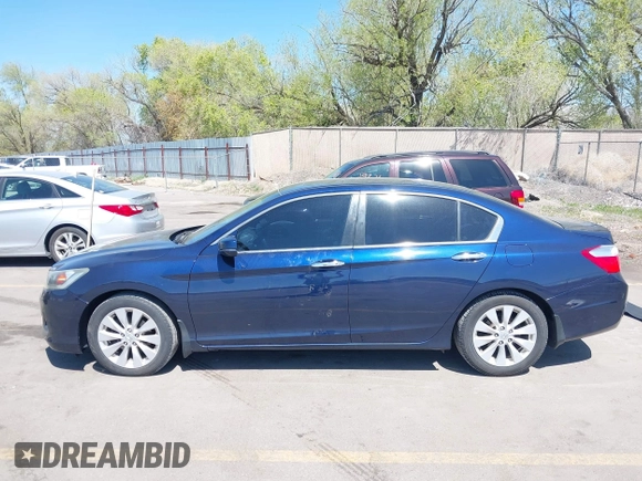 2013 Honda Accord EX z VIN 1HGCR2F78DA274017, wystawiony jako IAAI lot #42014216 z przebiegiem 168 310 mil mil oraz . Historia ofert i sprzedaży dostępna na DreamBid. Obrazek 15.