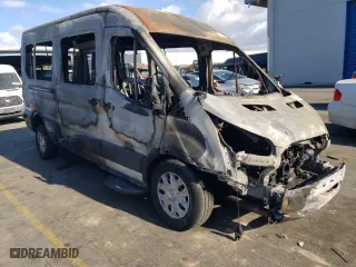 2015 Ford Transit Van with VIN 1FTBW2CG5FKA78623, listed as a Copart auction lot 77912414 with 0 mi miles and Non Repairable. Bid and sale history available at carsss.com. Image 4.