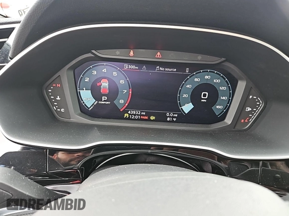 2023 Audi Q3 S line Premium with VIN WA1DECF30P1112673, listed as a IAAI auction lot 42808880 with 43,932 mi miles and . Bid and sale history available at DreamBid. Image 21.