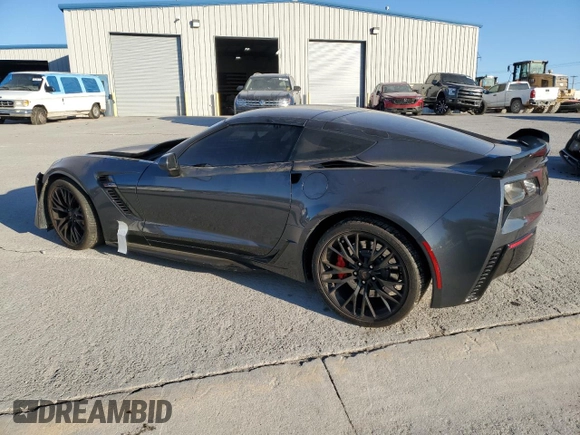 2017 Chevrolet Corvette Z06 2LZ with VIN 1G1YS2D64H5606898, listed as a Copart auction lot 42851965 with 22,327 mi miles and Salvage Title. Bid and sale history available at carsss.com. Image 2.